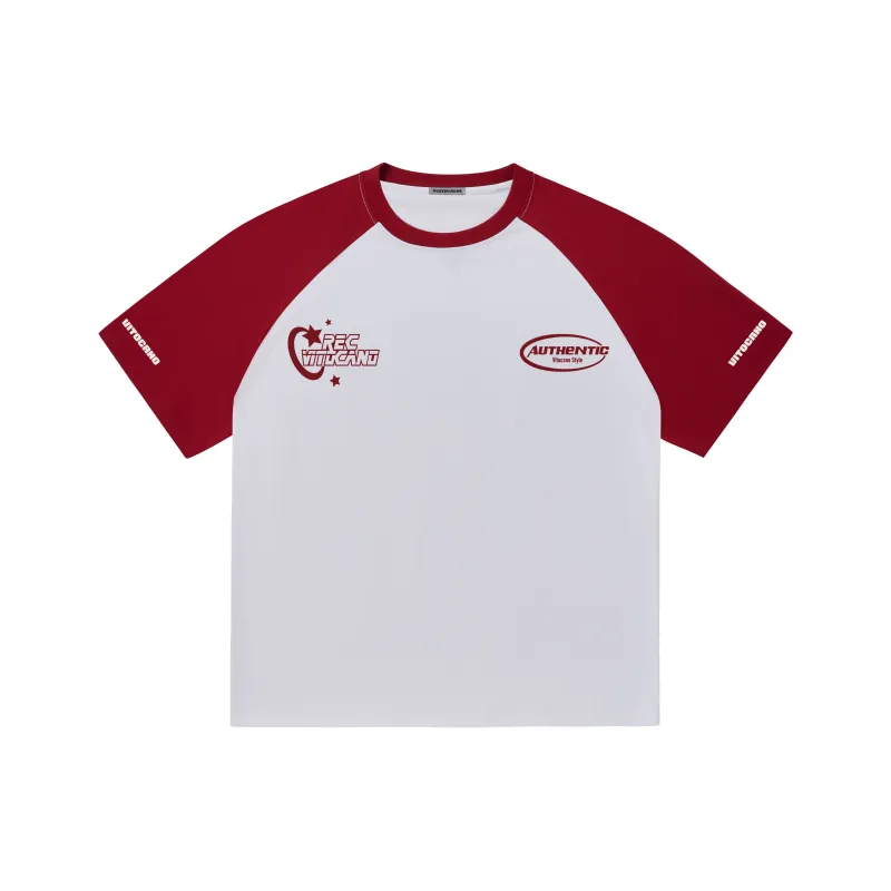 Vitocano T-Shirt Unisex White & Navy Blue-3