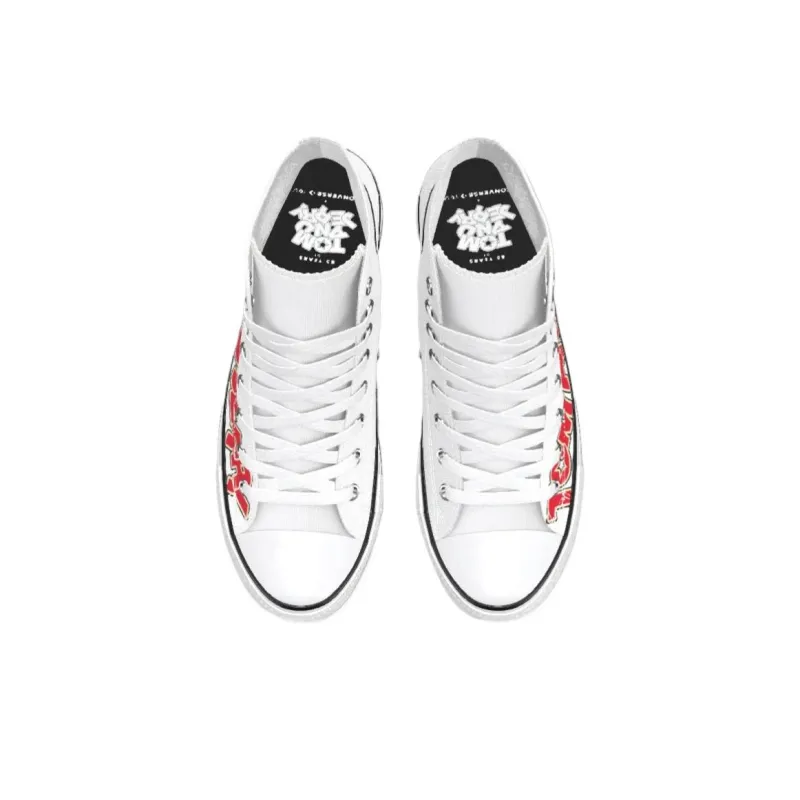 Converse Chuck Taylor All Star High Top Canvas Shoes Unisex White-5