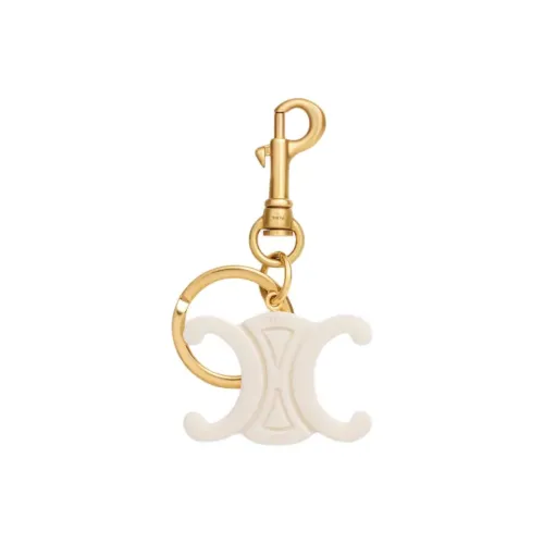 CELINE Acetate Keychains Women's Gold