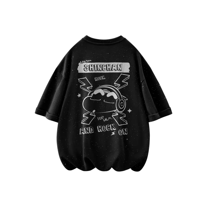 Crayon Shinchan Short Sleeved T Shirts Unisex-9