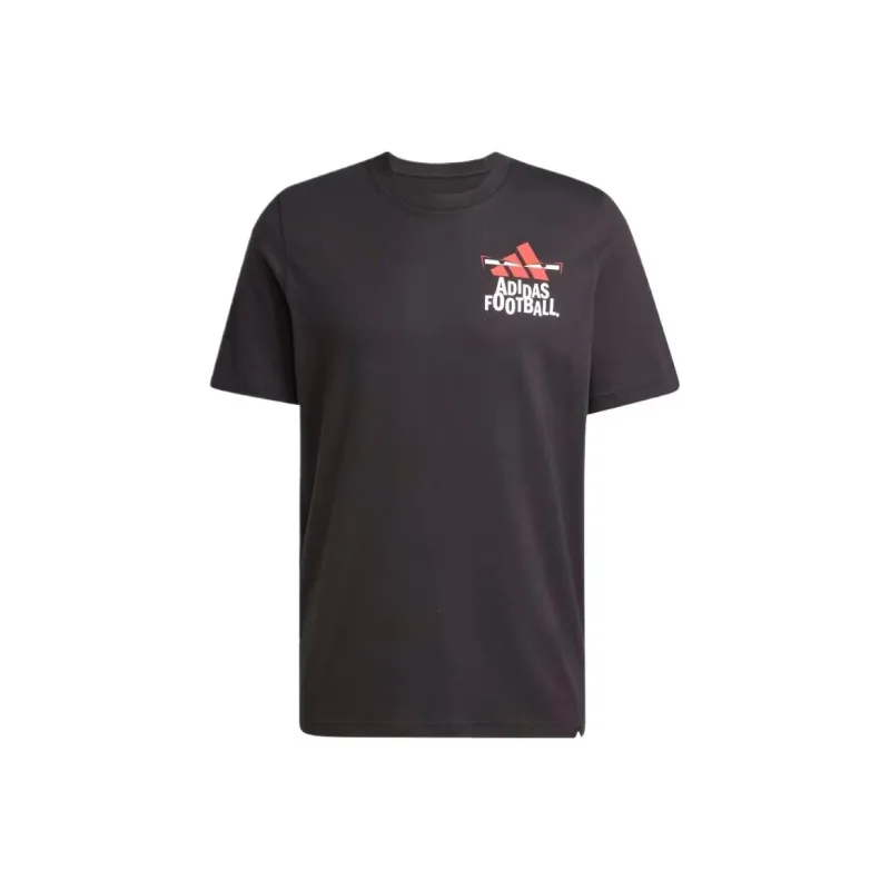 Adidas Football T Shirt Men's Black-0