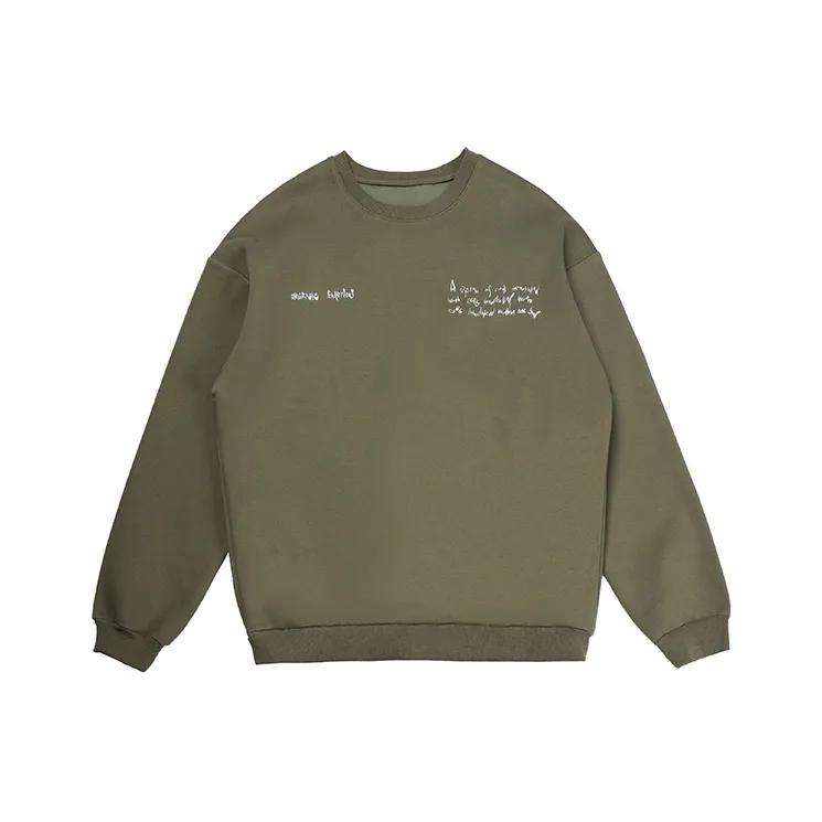 Organic Emotion Crew Neck Loose Fit Heavyweight Sweatshirt Unisex-5