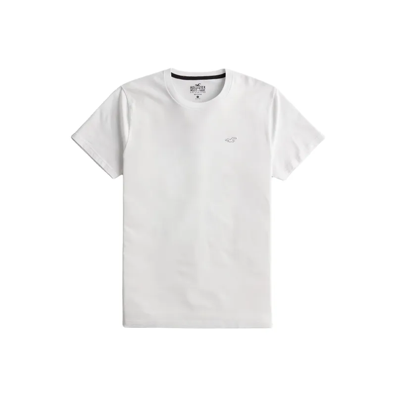 Hollister T Shirts Men White-0