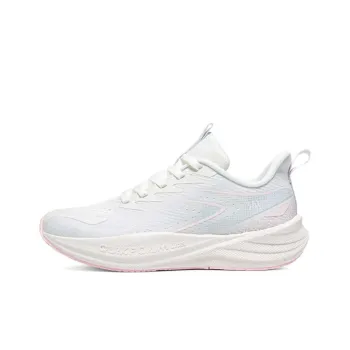 361° Breathable Slip Resistant Low Top Casual Running Shoes Women's White Blue Pink