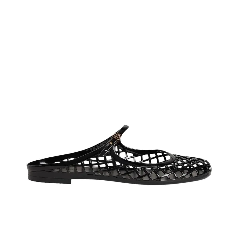 TORY BURCH Wrap toe Slippers Women's Black-1