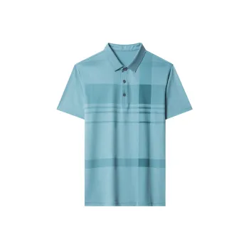 H YXIANG T Shirts Men Pea Green 717
