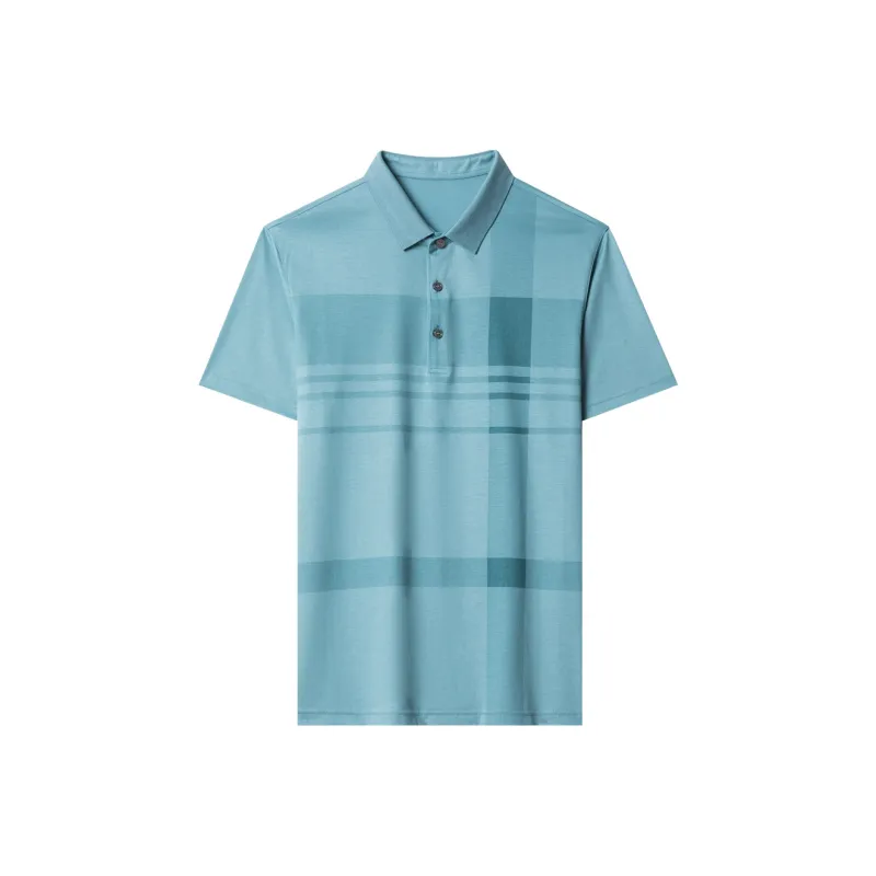 H YXIANG T Shirts Men Pea Green 717-0