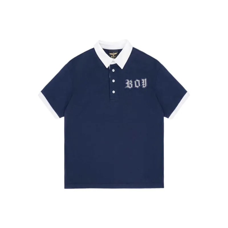 Boy London T Shirt Unisex Navy Blue/White-0