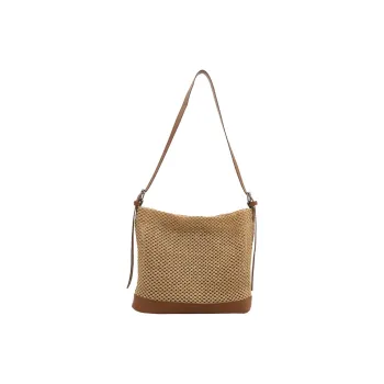 S.REPHEN Straw Woven Crossbody Bag, Shoulder Bag Women's Multicolor
