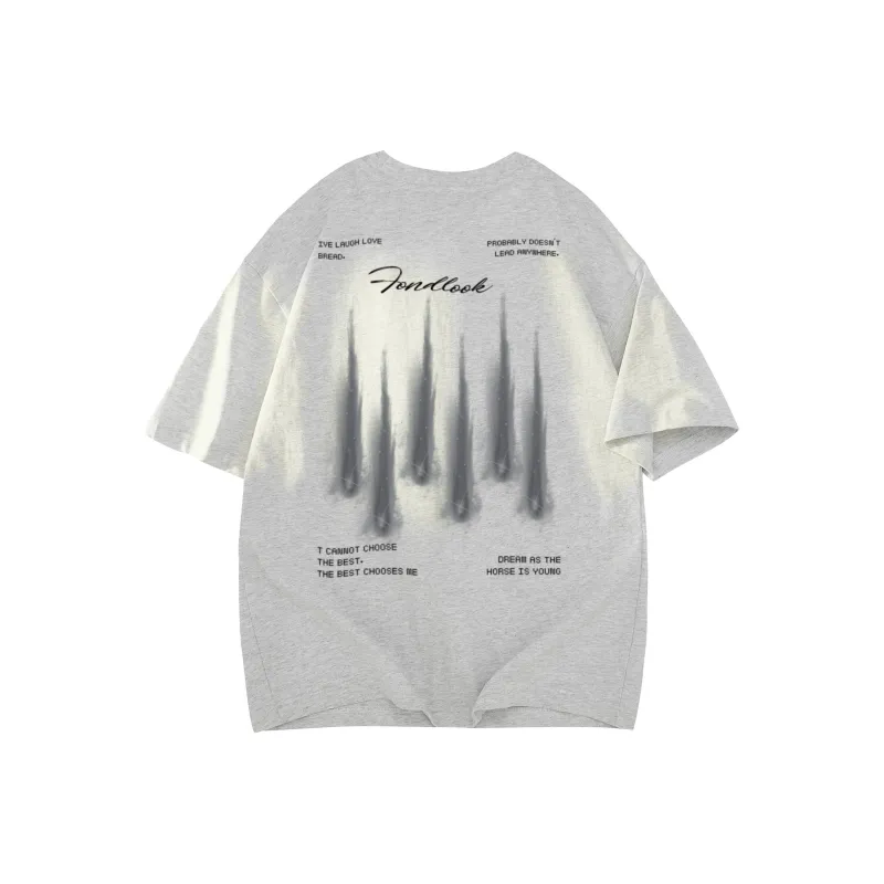 FONDLOOK T Shirt Unisex Upgraded Creamy Apricot-13