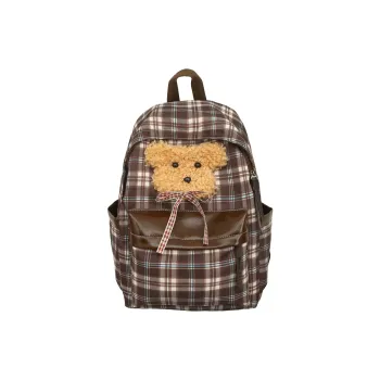 LOUIS ROYALN Nylon Backpack Regular Unisex Brown