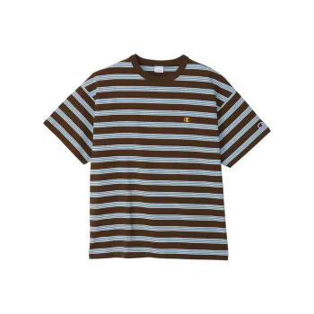 Champion Drop Shoulder Sleeve T-Shirt Men's Brown