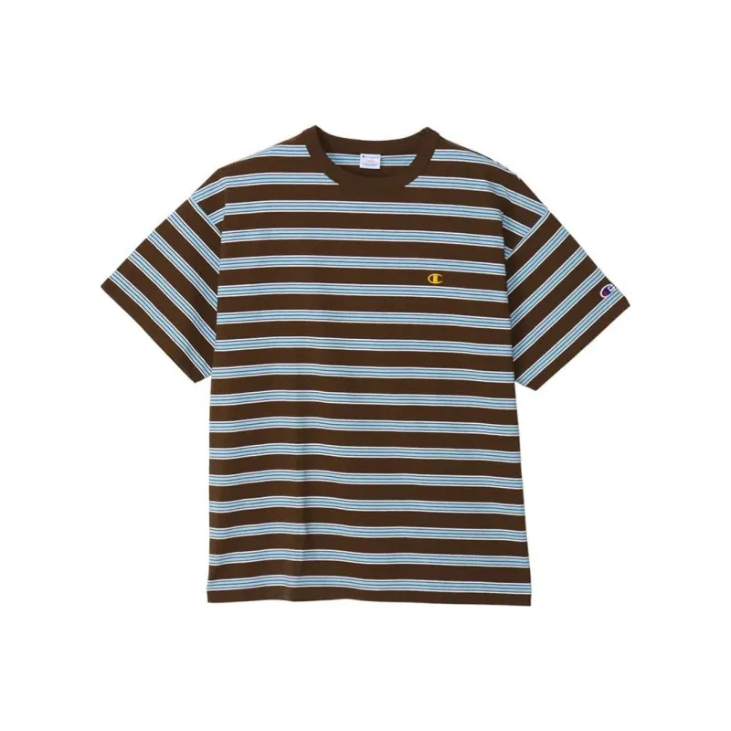 Champion Drop Shoulder Sleeve T-Shirt Men's Brown-0