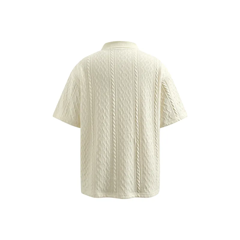 BEAR UNION Polo Shirt Unisex Ecru-3