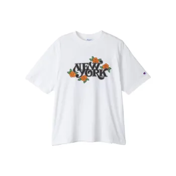 Champion Yusuke Komori Collaboration Model T-Shirts Unisex White