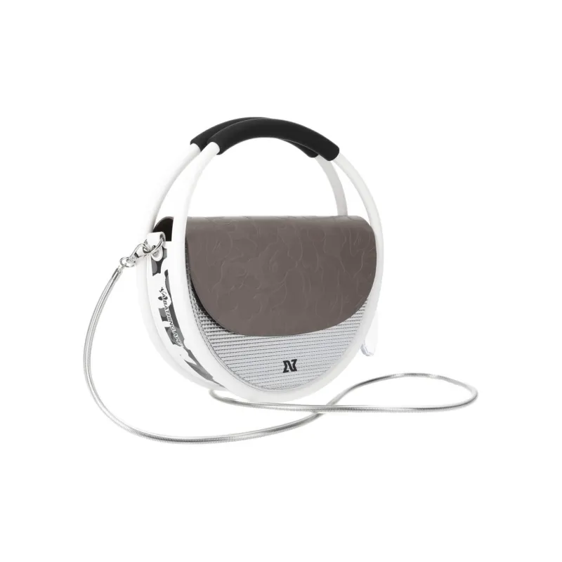 A BATHING APE NANA NANA Collaboration PVC Shoulder Bag, Crossbody Bag, Handbag Medium Size Unisex White/Black-1