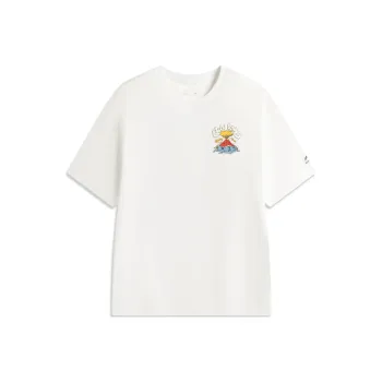 LiNing Sports Life Collection T Shirt Unisex Standard White