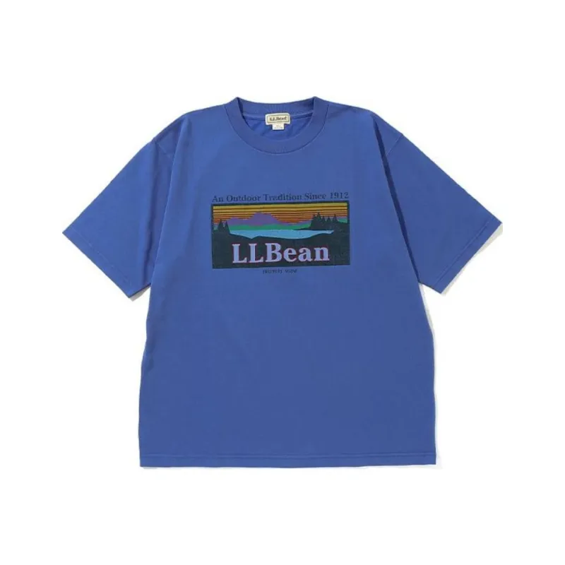 L.L.Bean T-Shirts Men Blue-0