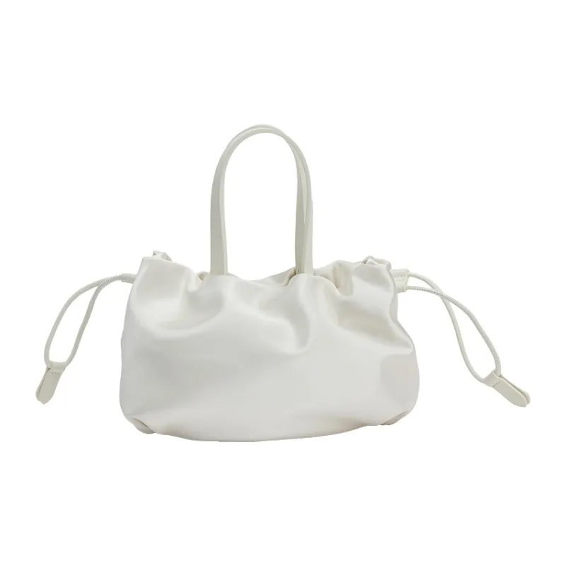 URBAN REVIVO Fabric Crossbody Bag, Handbag Trumpets Women's Black/Raw White-7