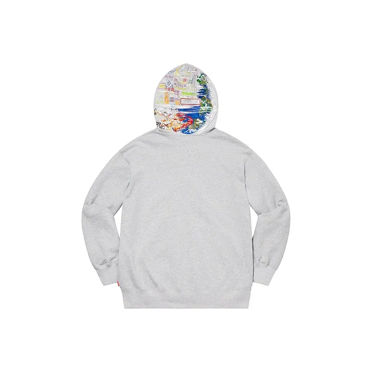 Supreme Globe Zip Up Hooded Sweatshirt-8
