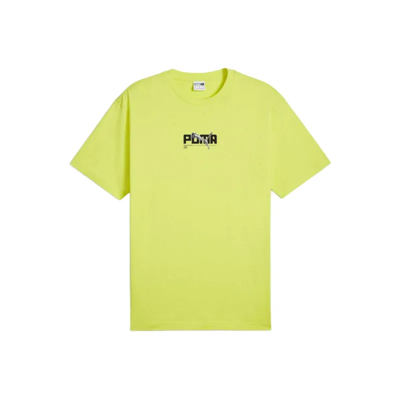 PUMA Essentials T-Shirts Men Lime Green-0