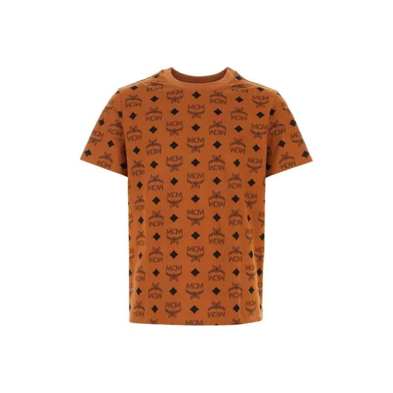 MCM Monogrammed Crewneck T-Shirt-0