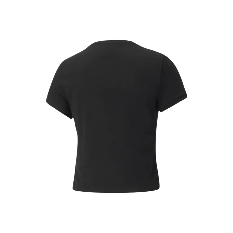 PUMA ACTIVE ESS Crop Tops Women's Black-1