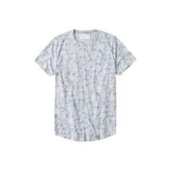 Abercrombie＆Fitch T Shirt Men's Light Blue Floral