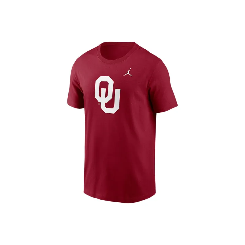 Jordan Oklahoma Sooners Primetime Logo Men's Nike College T Shirt-0