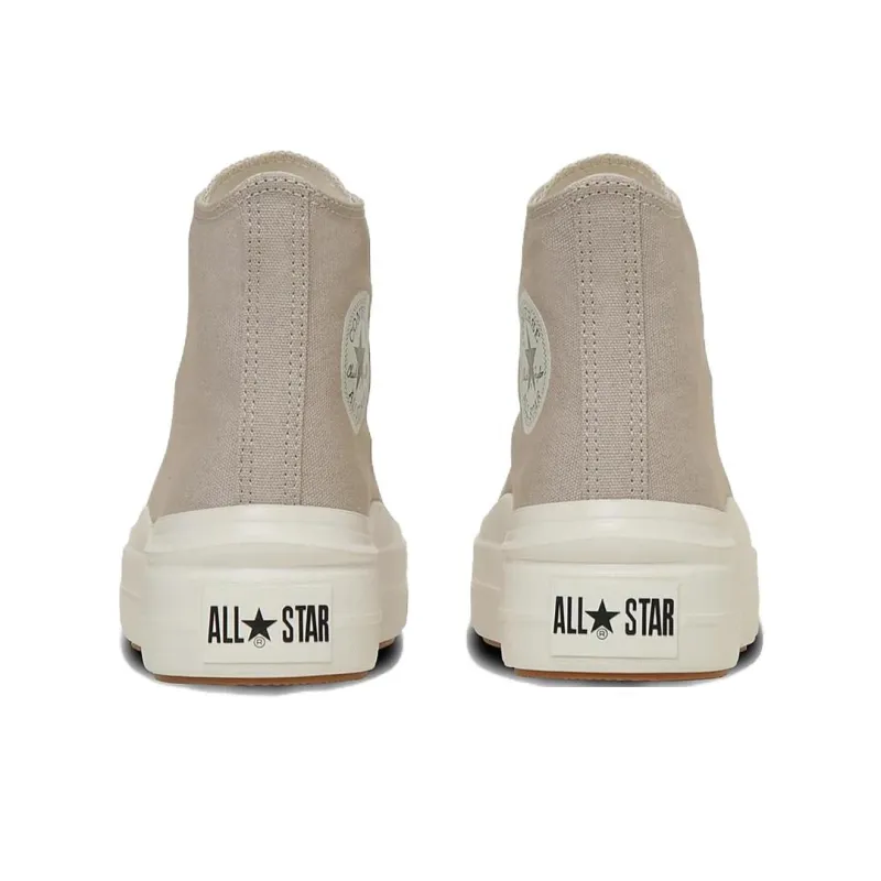 Converse ALL STAR LIGHT PLTS 2 Breathable Cushioning High Top Canvas Shoes Unisex Pebble Beige-3