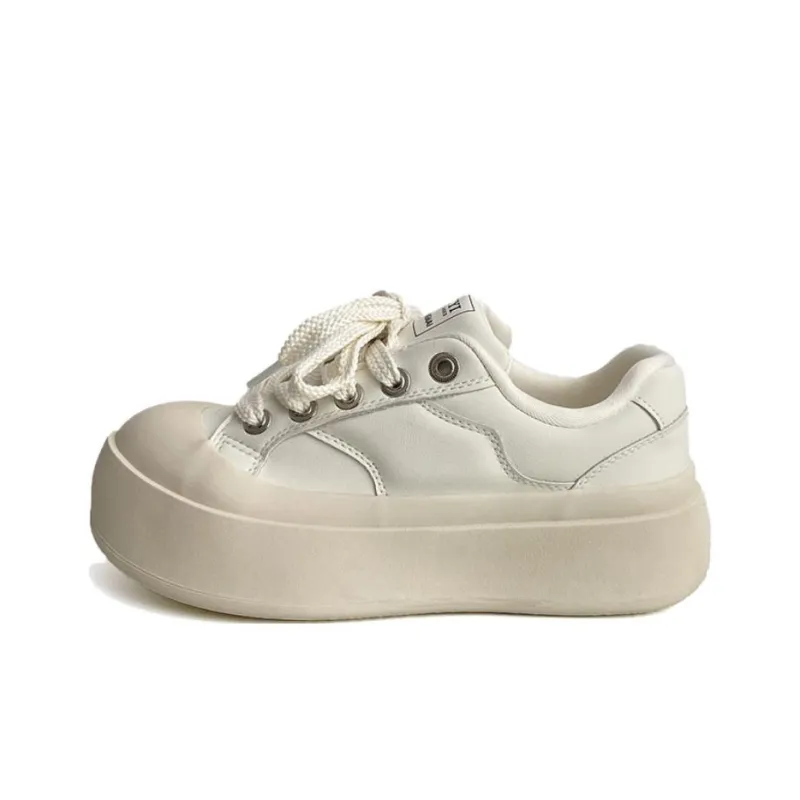 Than Than Me Skateboard Shoes Women's Beige-0