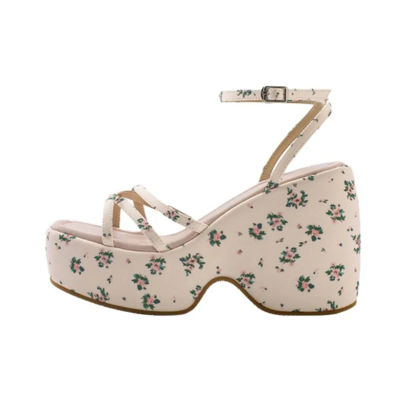 Wonderful Couple Little Cool Chili One Strap Sandals 10.5cm Women's Pink-0