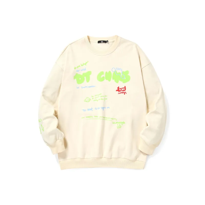 Bt Crew Neck Loose Fit Regular Sweatshirt Unisex-3