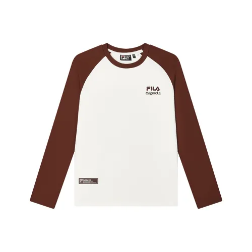 FILA T-Shirts Men Terracotta Red Brown