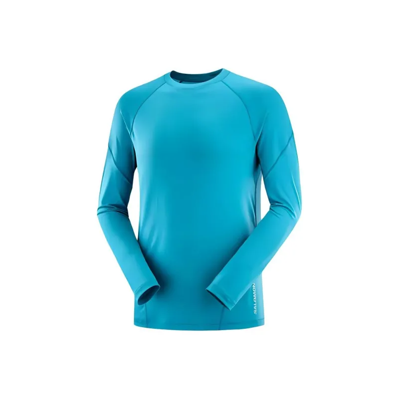 SALOMON CROSS RUN T-Shirt Men's Blue-0