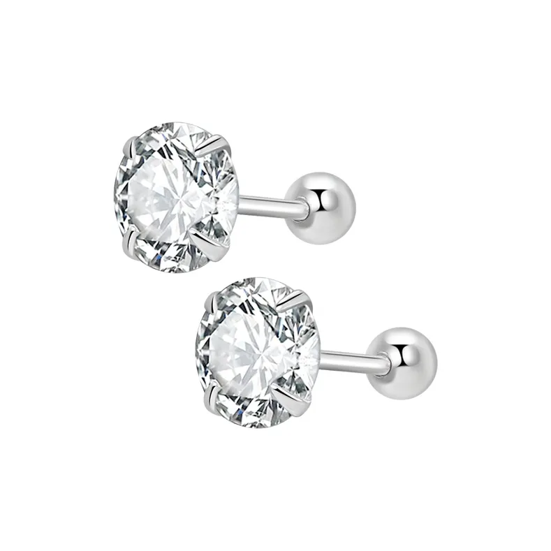 JAY 999 Fine Silver Stud Earrings Unisex-2
