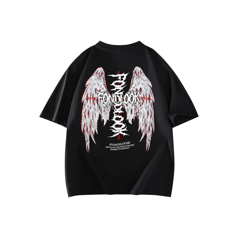 FONDLOOK T Shirts Unisex-0