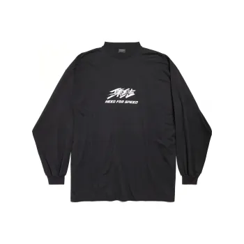 Balenciaga x JIPINFEICHE SS24 T-Shirt Loose Fit Style Unisex Black