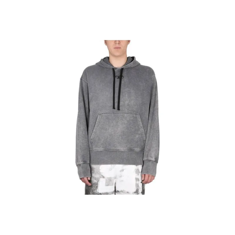 DIESEL Sweatshirts Men Gray-0