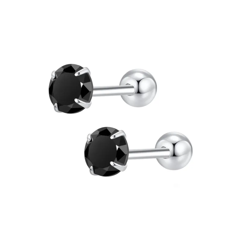 JAY 999 Fine Silver Stud Earrings Unisex-10
