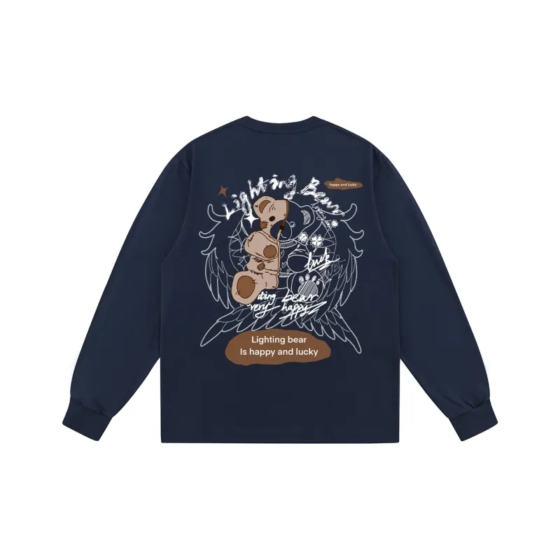 LIGHTNING BEAR T Shirts Unisex-8