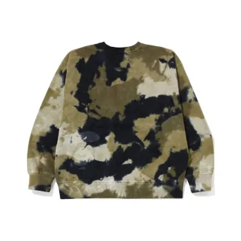 A BATHING APE Chusen Dye Loose Fit Crewneck