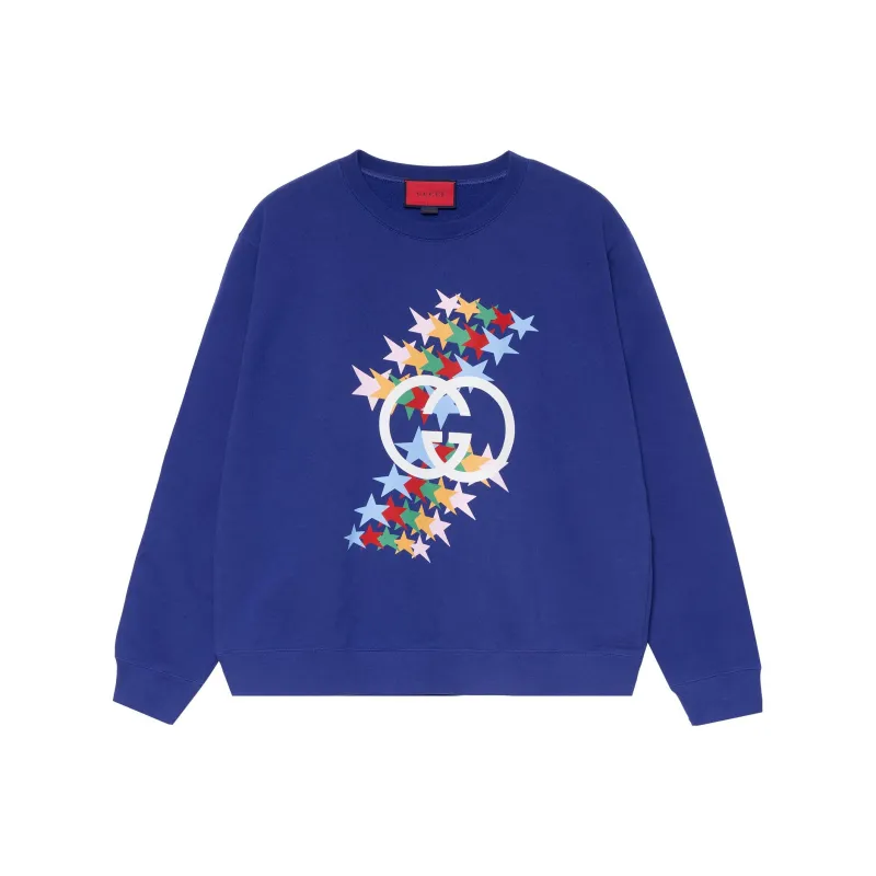 GUCCI Sweatshirts Men Blue-0