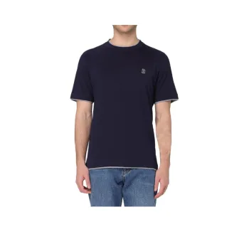 Brunello Cucinelli Layered Effect Crewneck T Shirt