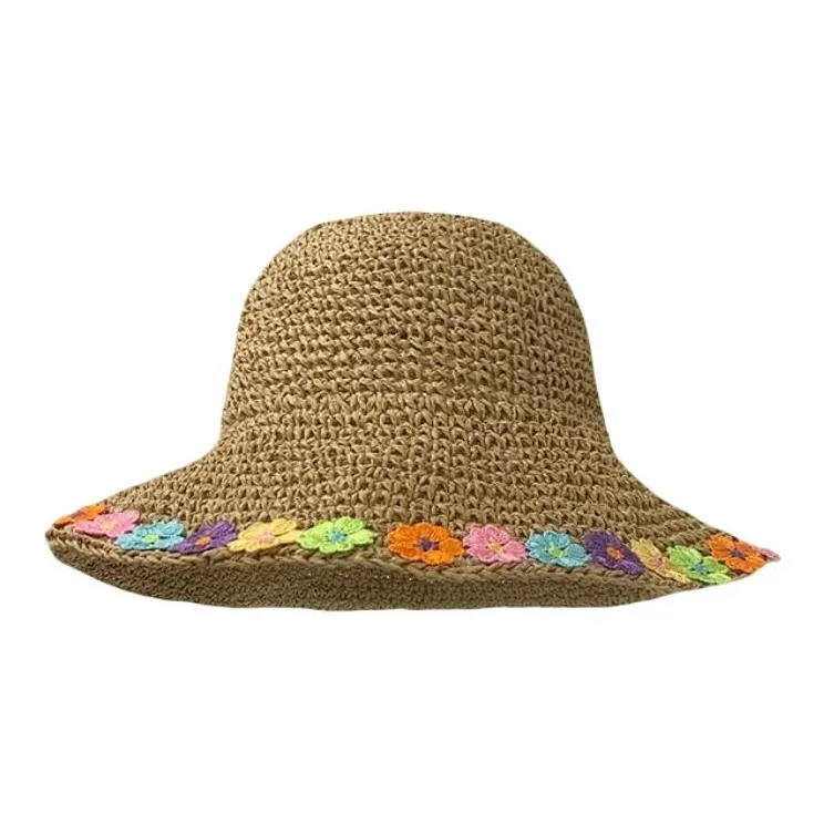 MITHAOL KUSC Straw Woven Bucket Hats Women's-10
