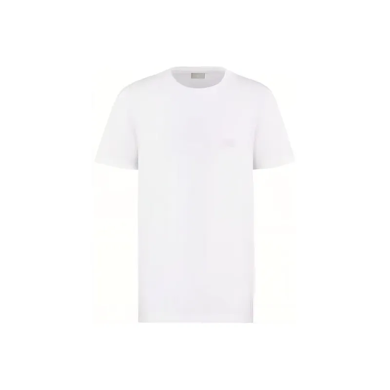 DIOR Logo Embroidered Crewneck T Shirt-0