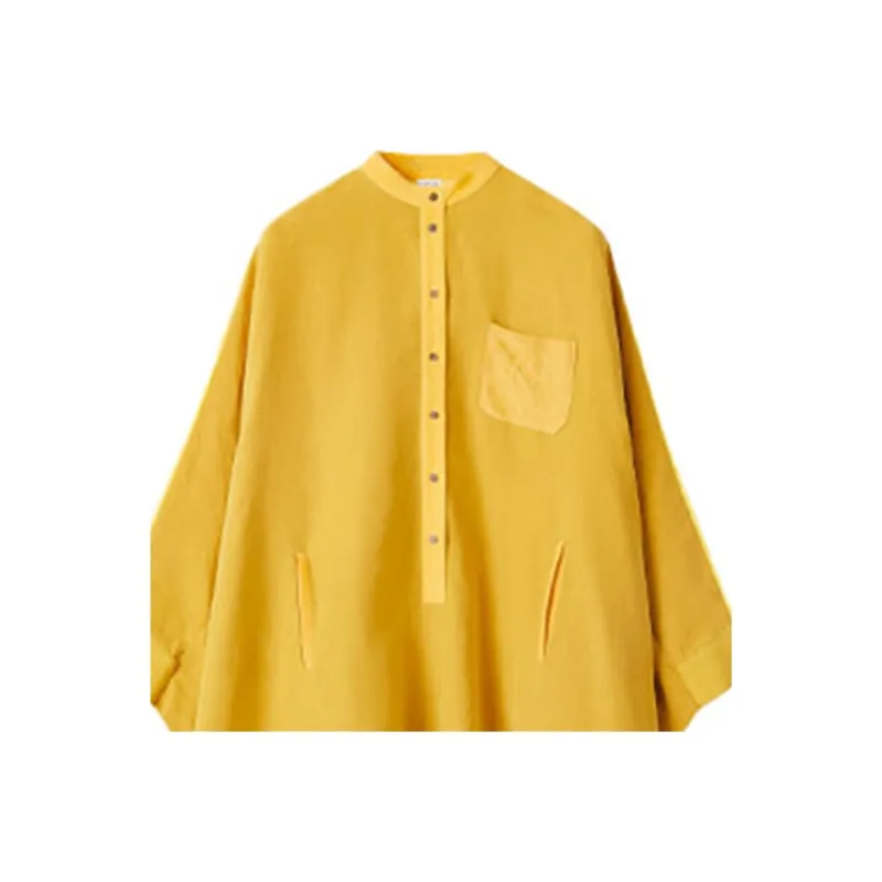 LOEWE Long Sleeved Dresses Women's Yellow-3