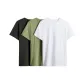 3 Pack (White+Sage Green+Black)