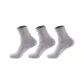 GL4024 Crew Socks, Light Gray 3 Pack