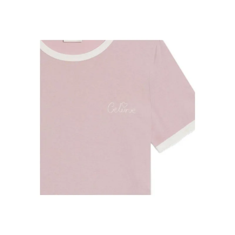 CELINE SS22 T Shirt Women's Pink-6